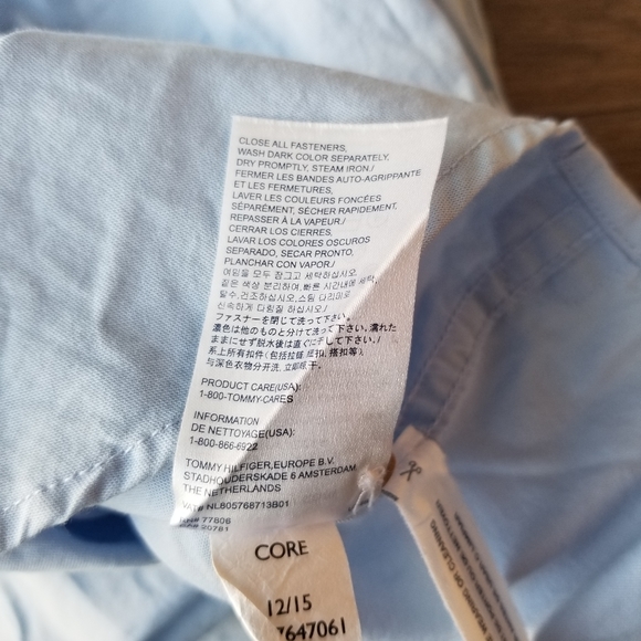 NWOT Tommy Hilfiger classic fit XXS button down - Picture 2 of 7